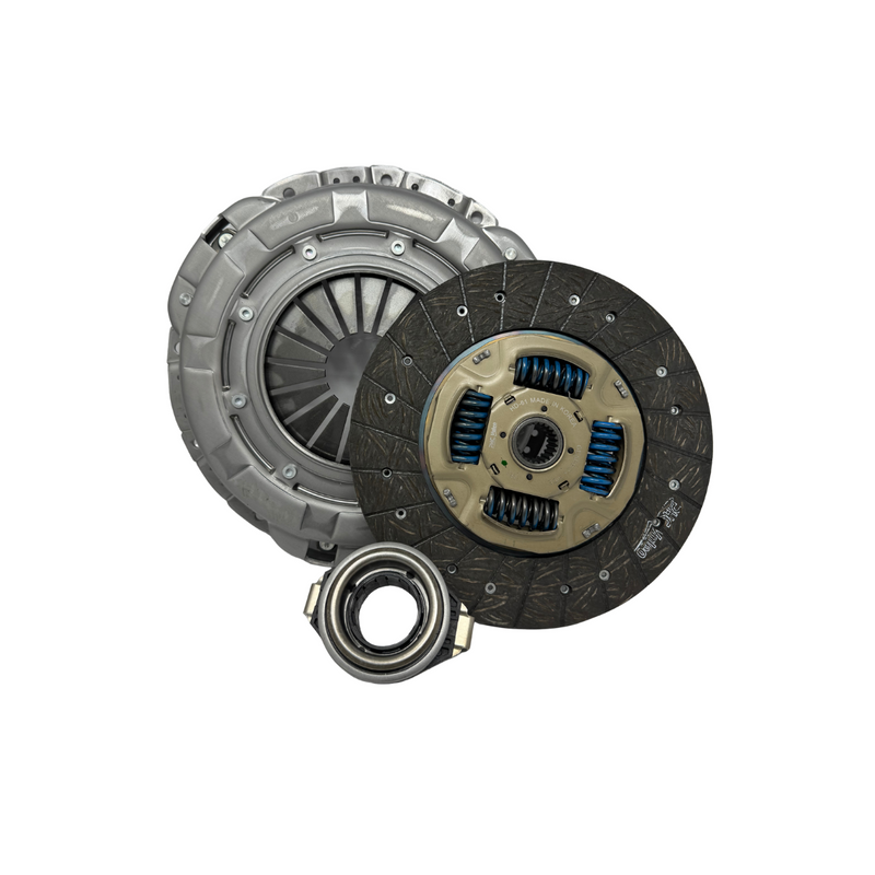 compuesto principalmente por metales como el acero y el hierro fundido de forma circular 