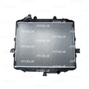 Es la parte central rectangular compuesta por una red de tubos y aletas de metal (comúnmente aluminio )