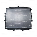 Es la parte central rectangular compuesta por una red de tubos y aletas de metal (comúnmente aluminio )