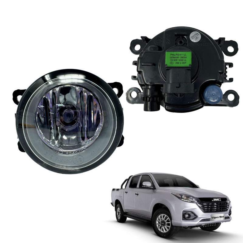 FAROL NEBLINERO COLOR NEGRO CON GRIS 