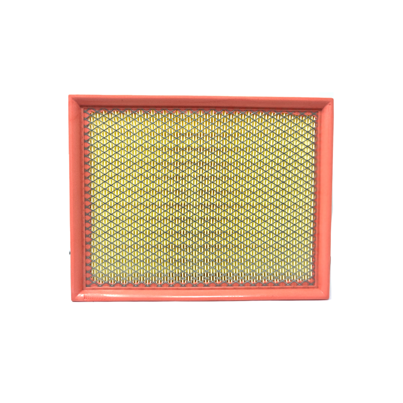 FILTRO AIRE RECTANGULAR AMARILLO CON BORDE NARANJO