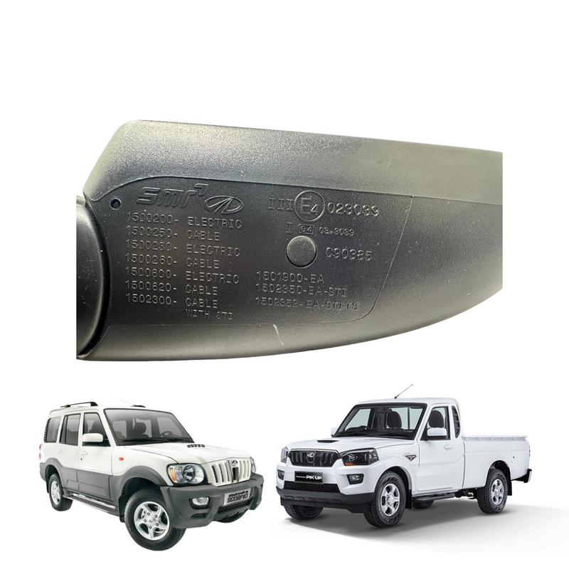 ESPEJO EXTERIOR DERECHO MAHINDRA PICK UP - SCORPIO 2.2