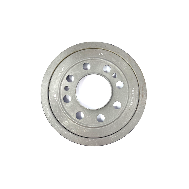 CIRCULAR COLOR GRIS CON ORIFICIOS EN EL CENTRO