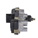 PIEZA RECTANGULAR CON PUNTAS DE MATERIAL METALICO CON PLASTICO COLOR NEGRO CON GRIS