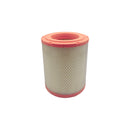 FOMRA CILINDRICA CON SUPERFICIE LATERAL COMPUESTA POR MATERIAL FILTRANTE PLISADO CON UNA MALLA METALICA 