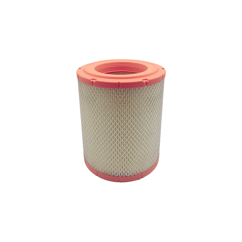 FOMRA CILINDRICA CON SUPERFICIE LATERAL COMPUESTA POR MATERIAL FILTRANTE PLISADO CON UNA MALLA METALICA 