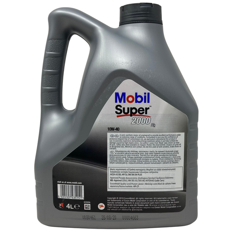 Mobil Super 2000 10w40 Diesel & Gasoline 4l